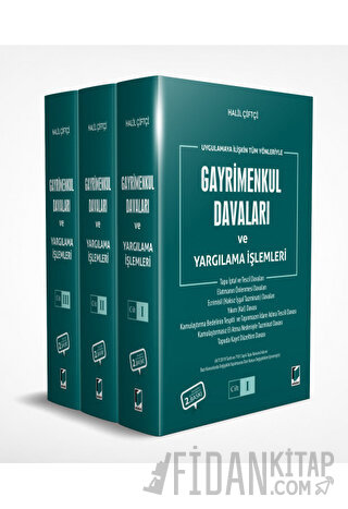 Gayrimenkul Davaları ve Yargılama İşlemleri (Ciltli) Halil Çiftçi