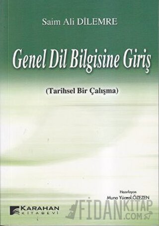 Genel Dil Bilgisine Giriş Saim Ali Dilemre