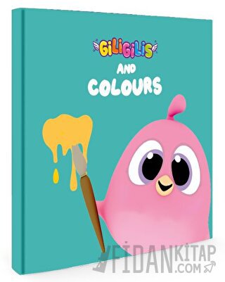 Giligilis And Colours - İngilizce Eğitici Mini Karton Kitap Serisi Kol