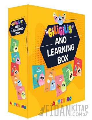 Giligilis and Learning Box - İngilizce Eğitici Mini Karton Kitap Seris