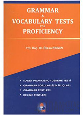 Grammar - Vocabulary Tests for Proficiency Özkan Kırmızı