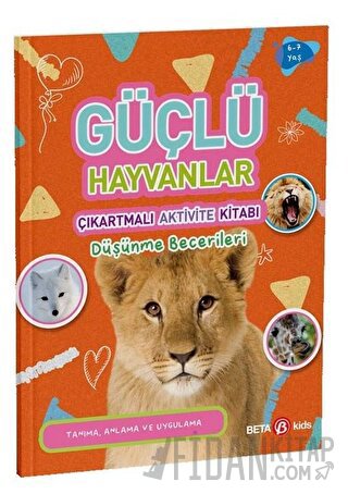 Güçlü Hayvanlar - Çıkartmalı Aktivite Kitabı Buket Kurt