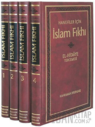 Hanefiler İçin İslam Fıkhı - El Hidaye Tercemesi (4 Cilt Takım) (Ciltl