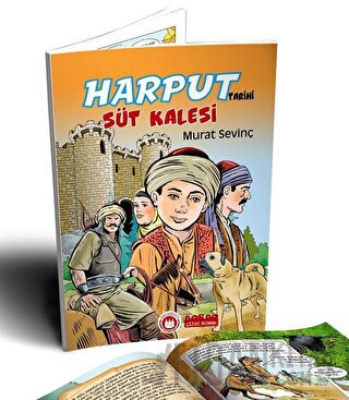 Harput Tarihi Süt Kalesi (Çizgi Roman Büyük Boy Renkli) 7+Yaş Kemal Ba