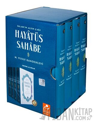 Hayatüs Sahabe (4 Cilt Takım Kutulu) (Ciltli) M. Yusuf Kandehlevi