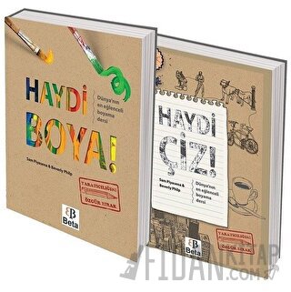 Haydi Boya - Çiz Seti 2 Kitap (Ciltli) Kolektif