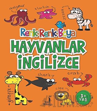 Hayvanlar İngilizce - Renk Renk Boya Serkan Karakoç