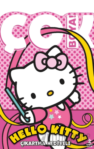 Hello Kitty - Çok Boya! Çıkartmalı Dev Boyama Kitabı Kolektif