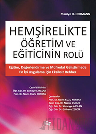 Hemşirelikte Öğretim ve Eğiticinin Rolü Marilyn H. Oermann