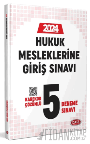 Hukuk Mesleklerine Giriş Sınavı 5 Deneme Sınavı - Karekod Çözümlü Kole