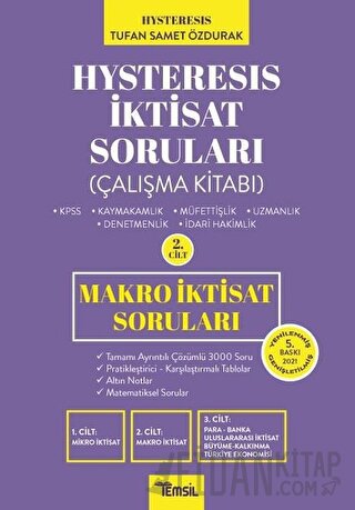 Hysteresis İktisat Soruları Cilt: 2 - Makro İktisat Tufan Samet Özdura