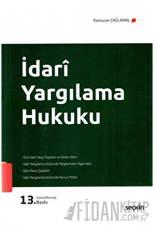 İdarî Yargılama Hukuku Ramazan Çağlayan