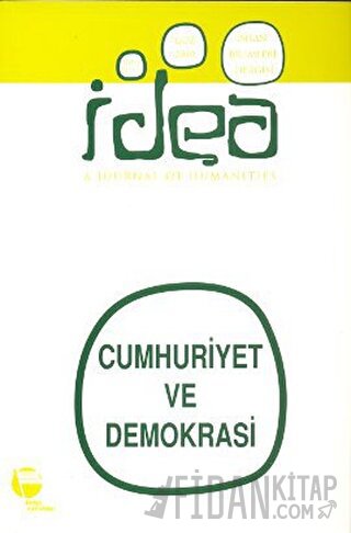 İdea Sayı: 2 Cilt: 2 İnsan Bilimleri Dergisi / A Journal of Humanities