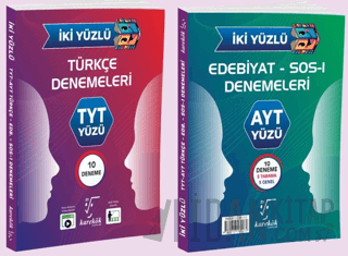 İki Yüzlü TYT AYT Türkçe Edebiyat Denemeleri Kollektif