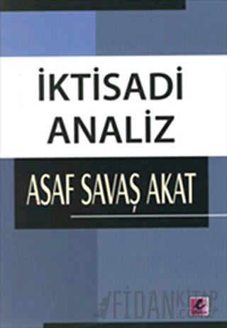 İktisadi Analiz Asaf Savaş Akat