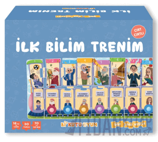 İlk Bilim Trenim - Cırt Cırtlı Yapboz ve Kitap Seti Buse Nazilli