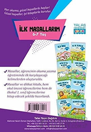 İlk Masallarım ( 8 Kitap Set ) Mehmet Buğra