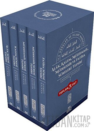 İlk Sureler ve İslami Hareket (5 Cilt Takım Karton Kapak) Ahmed Kalkan