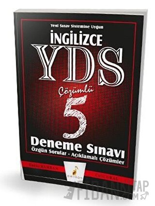 İngilizce YDS Çözümlü 5 Deneme Sınavı Celil Ural