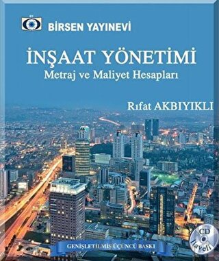 İnşaat Yönetimi Metraj ve Maliyet Hesapları Rıfat Akbıyıklı