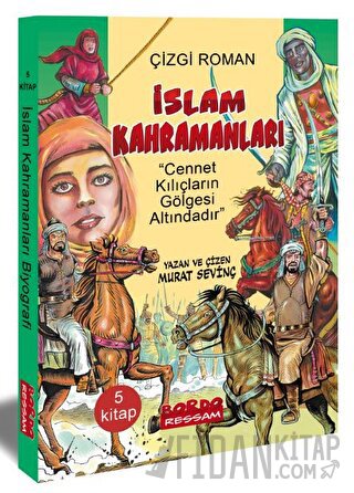 İslam Kahramanları (Çizgi Roman 5 Kitap Set) Murat Sevinç