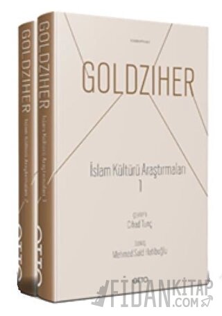 İslam Kültürü Araştırmaları (2 Kitap Takım) (Ciltli) Ignaz Goldziher