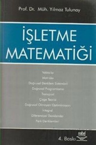 İşletme Matematiği Yılmaz Tulunay