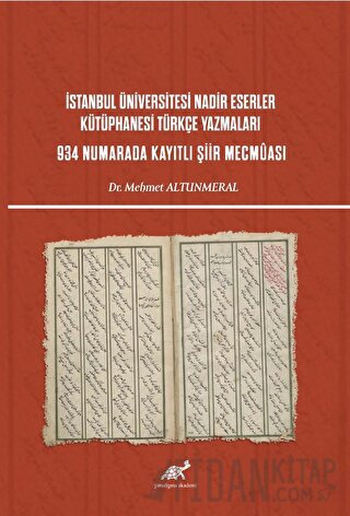 İstanbul Üniversitesi Nadir Eserler Kütüphanesi Türkçe Yazmaları 934 N