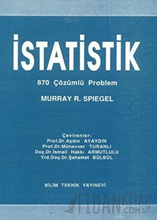 İstatistik Murray R. Spiegel