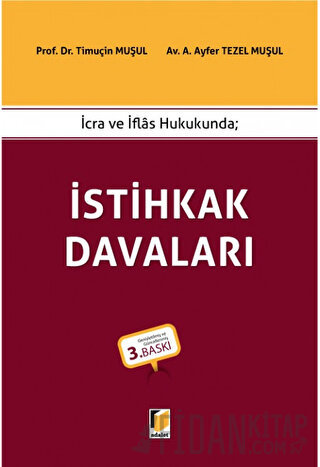 İstihkak Davaları (Ciltli) Timuçin Muşul