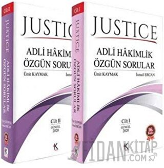 Justice Adli Hakimlik Özgün Sorular (2 Cilt Takım) İsmail Ercan