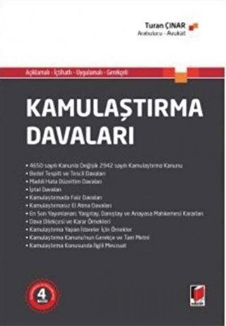 Kamulaştırma Davaları (Ciltli) Turan Çınar