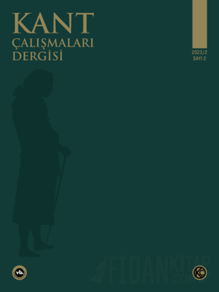 Kant Çalışmaları Dergisi Sayı: 2 - 2023