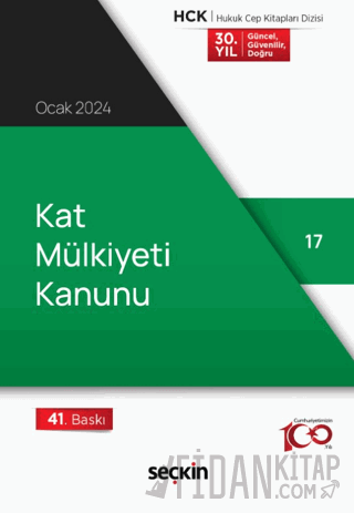 Kat Mülkiyeti Kanunu &#40;Cep Kitabı&#41; Seçkin Yayıncılık