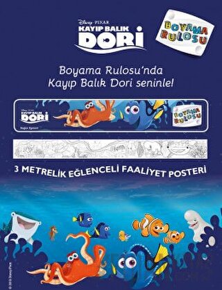 Kayıp Balık Dori Boyama Rulosu Kolektif