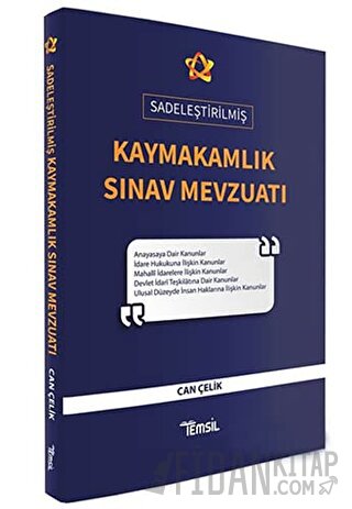 Kaymakamlık Sınav Mevzuatı (Sadeleştirilmiş) Can Çelik