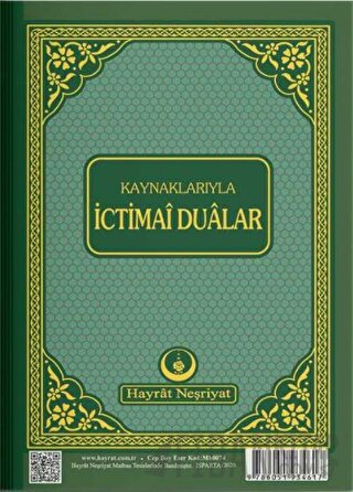 Kaynaklarıyla İctimai Dualar (Büyük Cep Boy) Enes Çalık