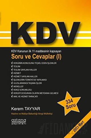 KDV Soru ve Cevaplar (1) Kerem Tayyar