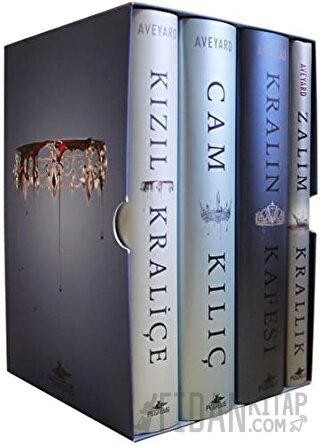 Kızıl Kraliçe Serisi - Kutulu Özel Set (4 Kitap) (Ciltli) Victoria Ave