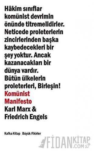 Komünist Manifesto Friedrich Engels