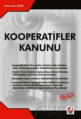 Kooperatifler Kanunu Orhan Nuri Çevik