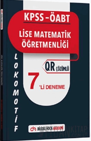 KPSS 2025 ÖABT Lise Matematik Öğretmenliği Lokomotif Serisi QR Çözümlü