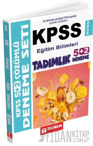 KPSS 5+2 Deneme Sınavı Eğitim Bilimleri Tamamı Çözümlü Kollektif