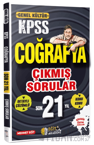 KPSS Coğrafya Son 21 Yıl Çıkmış Sorular Mehmet Eğit