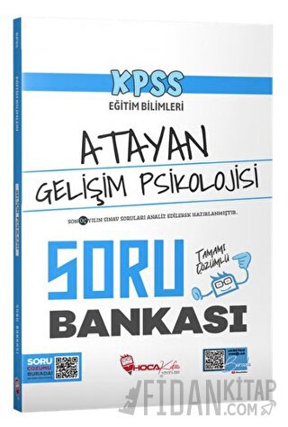 KPSS Eğitim Bilimleri Gelişim Psikolojisi Atayan Soru Bankası Çözümlü 