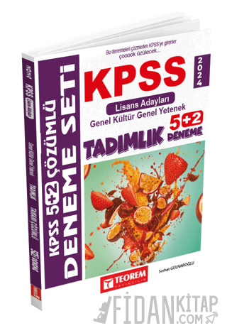 KPSS Genel Kültür - Genel Yetenek Çözümlü 5 + 2 Deneme Lisans Adayları