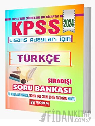 KPSS Lisans Türkçe Sıradışı Soru Bankası (Ciltli) Kolektif