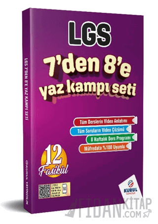 LGS 7'den 8'e Yaz Kampı Konu Anlatımlı Soru Bankası Seti Kolektif