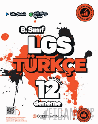 LGS 8. Sınıf Türkçe Sarmal 12 Deneme Kollektif