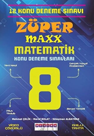 LGS 8. Sınıf Züper Maxx Matematik Konu Denemeleri Kolektif